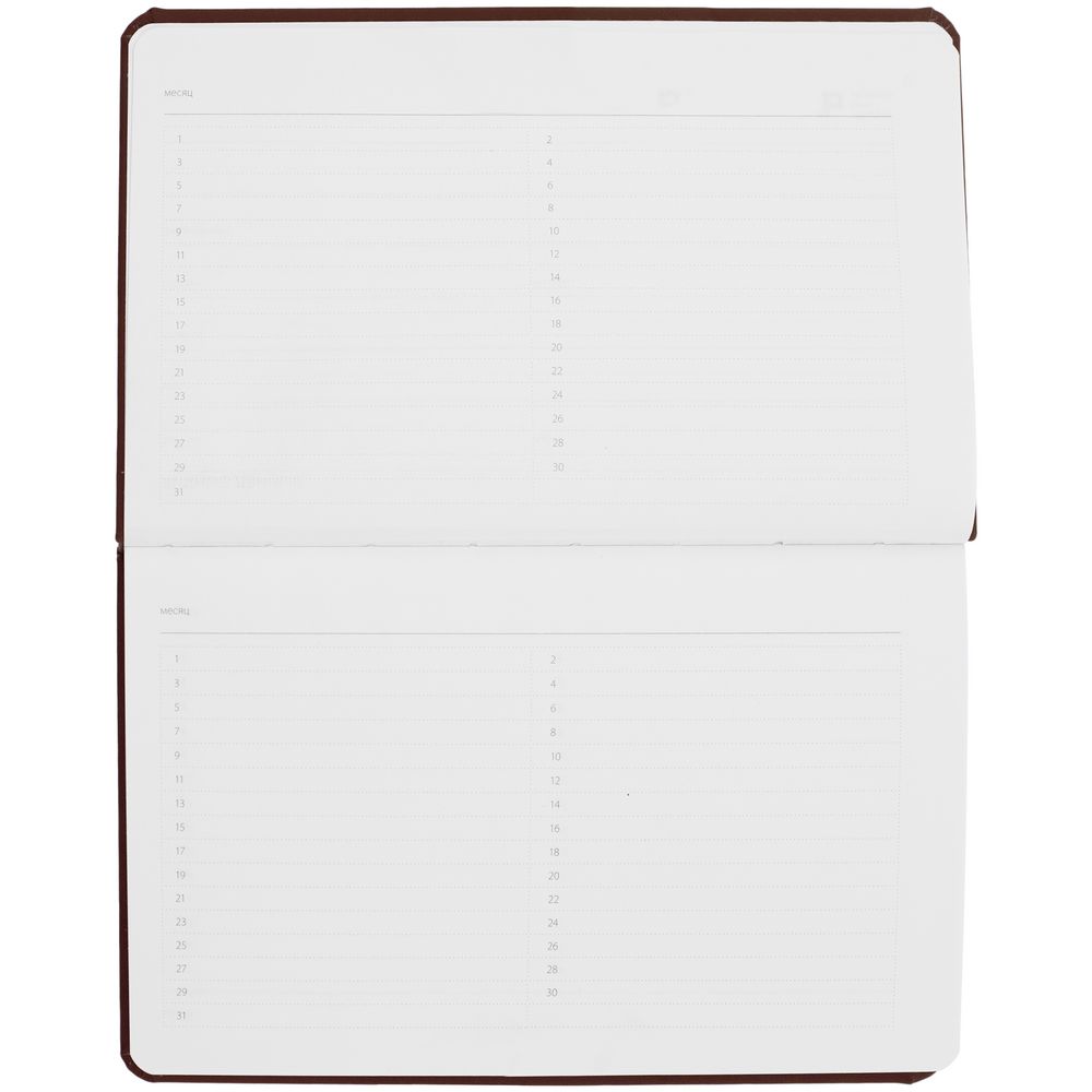 Еженедельник Urban, недатированный, коричневый — изображение 8