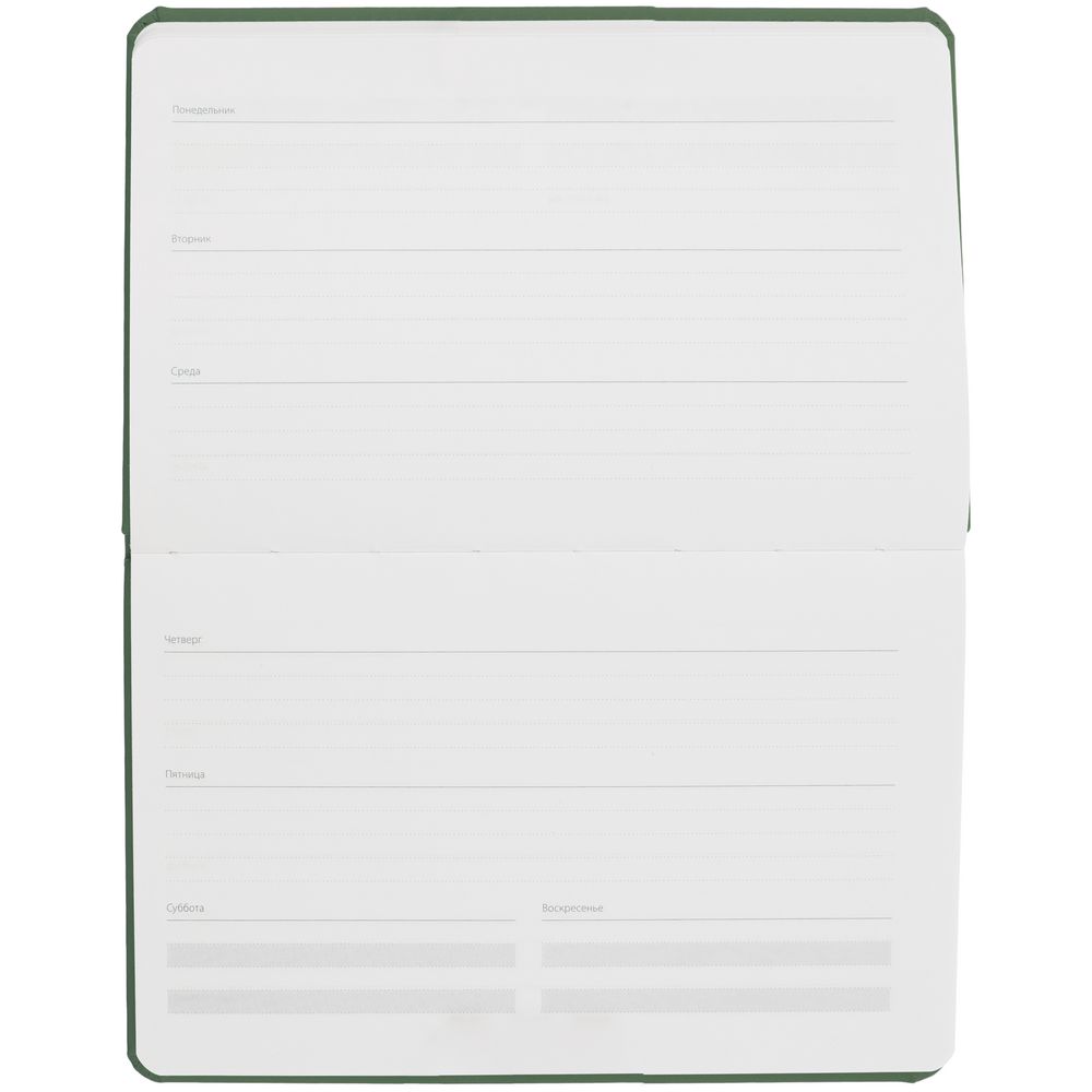 Еженедельник Urban, недатированный, зеленый — изображение 7