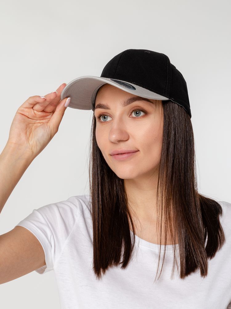 Бейсболка Ben Loyal, черная с серым — изображение 9