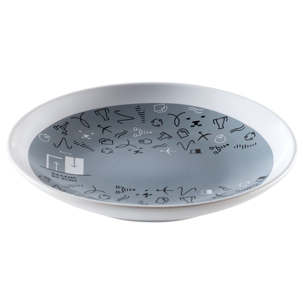 Тарелка наградная «Бизнес-зодиак. Весы» — изображение 3