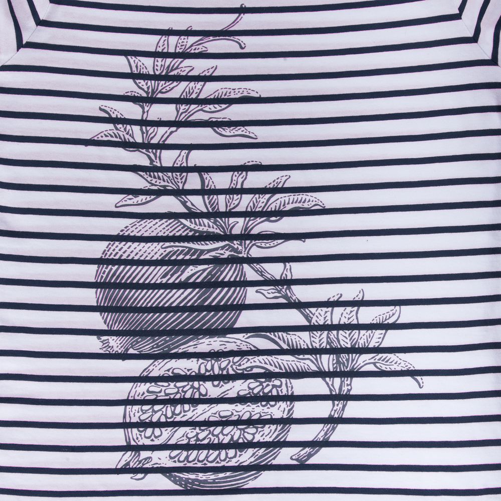 Футболка женская Grand Granat, белая с синим — изображение 4