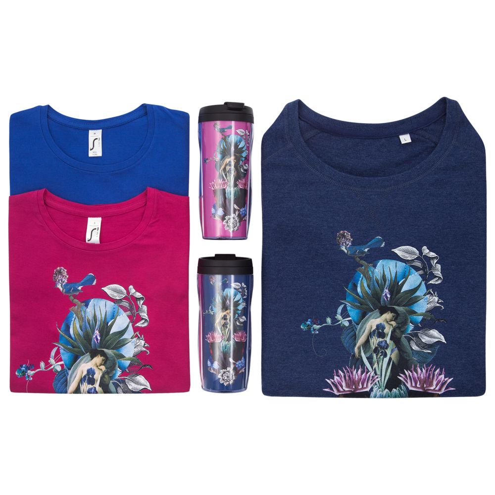 Футболка женская Beauty Sleep, ярко-розовая (фуксия) — изображение 6