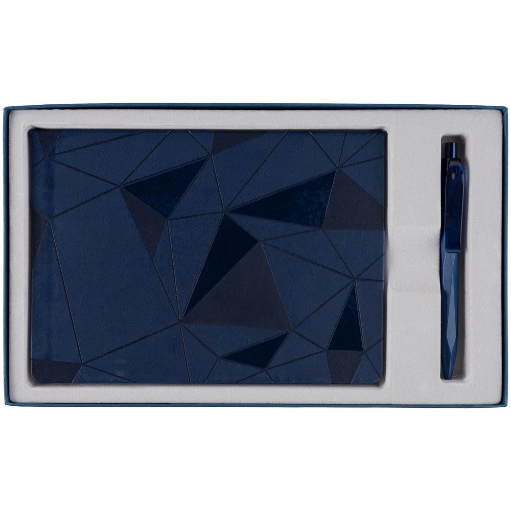 Набор Gems: ежедневник и ручка, синий — изображение 3