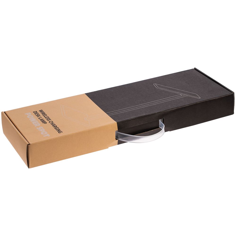 Настольная лампа с беспроводной зарядкой Power Spot, белая — изображение 17