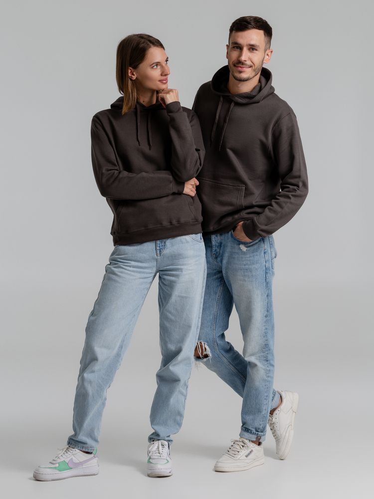 Толстовка с капюшоном Snake II темно-серая — изображение 10