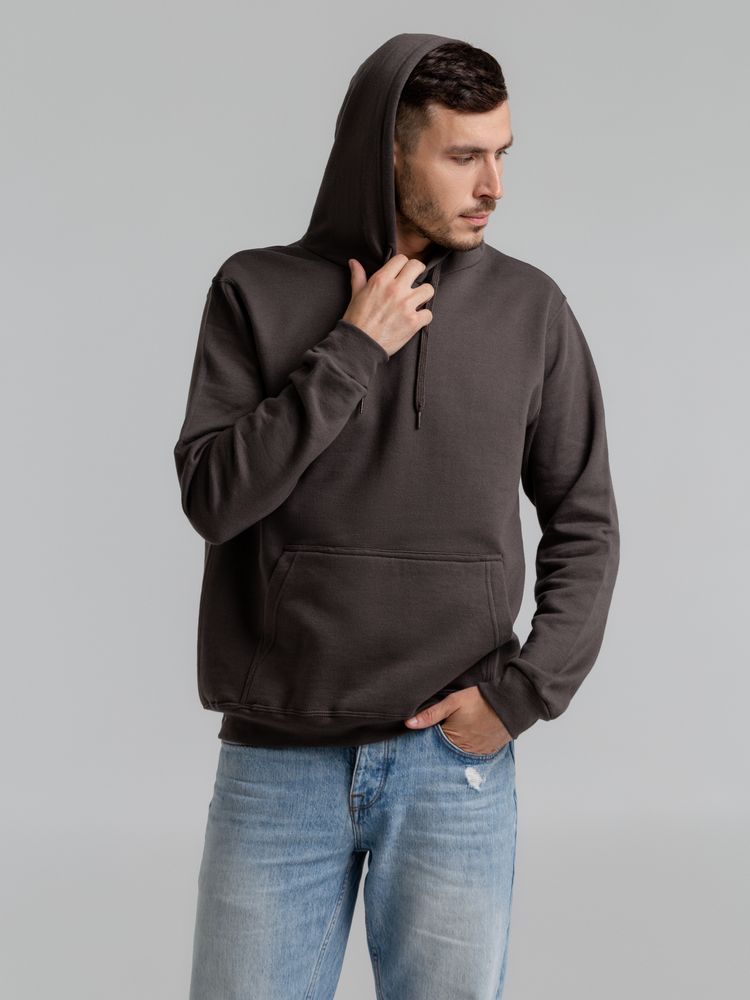 Толстовка с капюшоном Snake II темно-серая — изображение 8