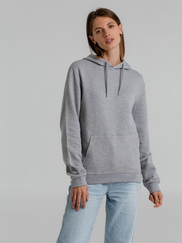 Толстовка с капюшоном Snake II серый меланж — изображение 6