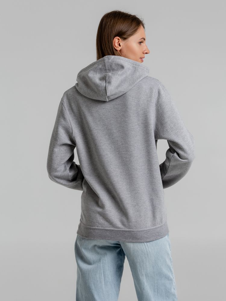 Толстовка с капюшоном Snake II серый меланж — изображение 7