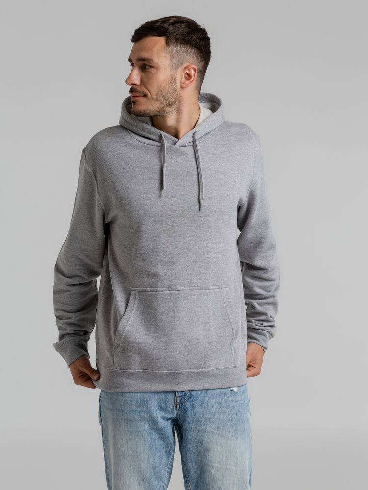 Толстовка с капюшоном Snake II серый меланж — изображение 8