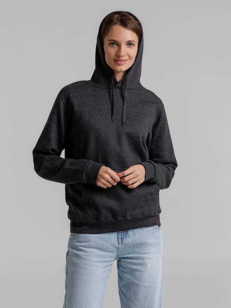 Толстовка с капюшоном Snake II черный меланж — изображение 6