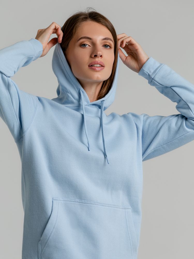 Толстовка с капюшоном Snake II голубая — изображение 6