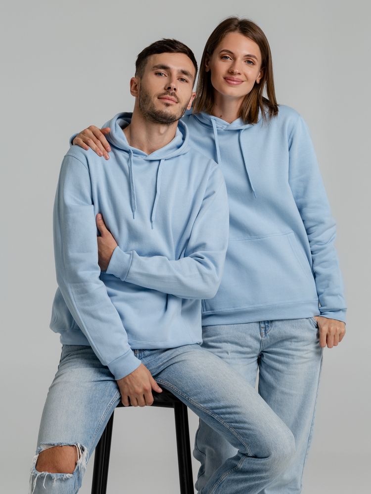 Толстовка с капюшоном Snake II голубая — изображение 10