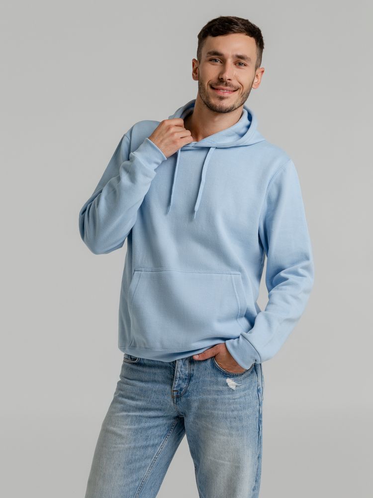 Толстовка с капюшоном Snake II голубая — изображение 8