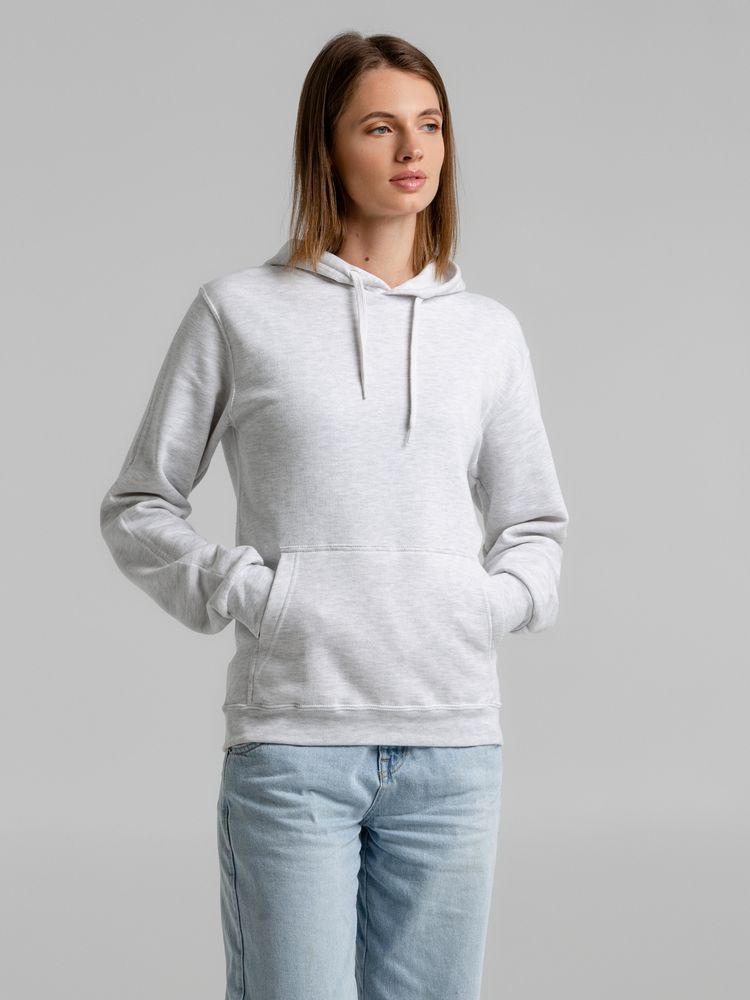 Толстовка с капюшоном Snake II светло-серый меланж — изображение 6