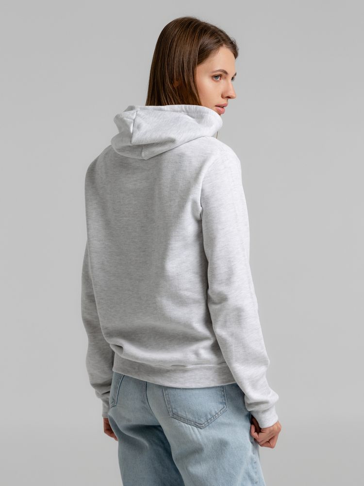 Толстовка с капюшоном Snake II светло-серый меланж — изображение 7