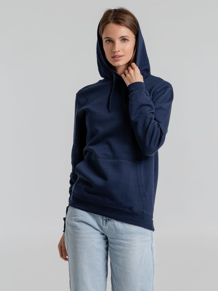 Толстовка с капюшоном Snake II темно-синяя — изображение 6