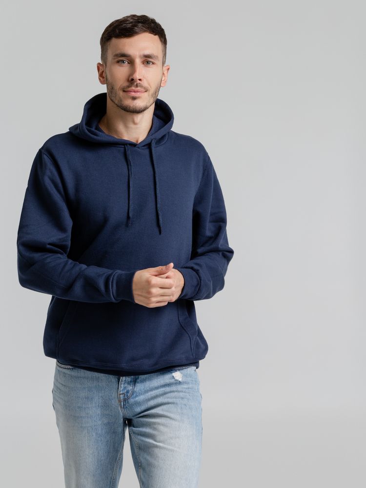 Толстовка с капюшоном Snake II темно-синяя — изображение 8