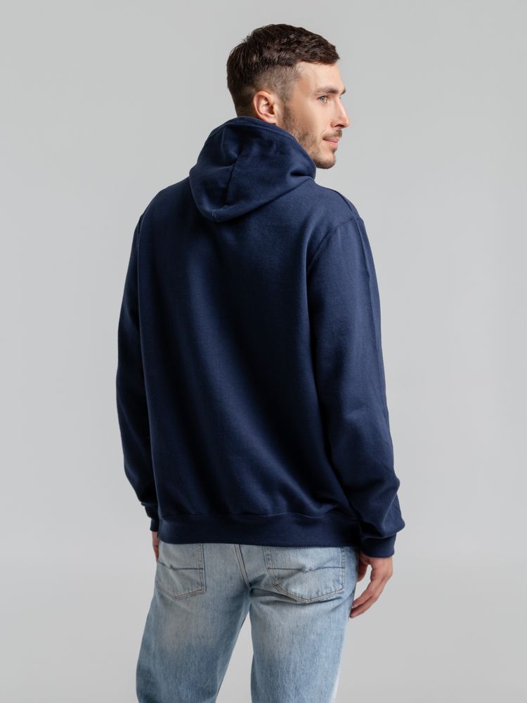 Толстовка с капюшоном Snake II темно-синяя — изображение 9