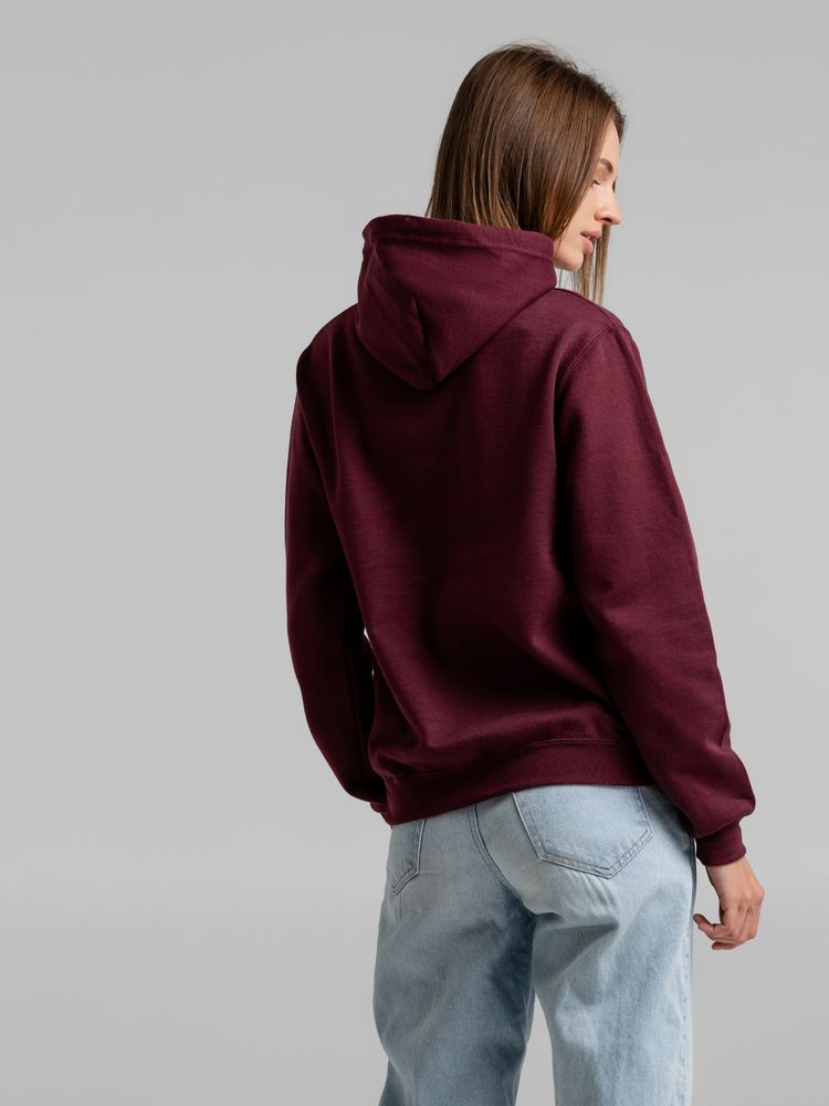 Толстовка с капюшоном Snake II бордовая — изображение 7