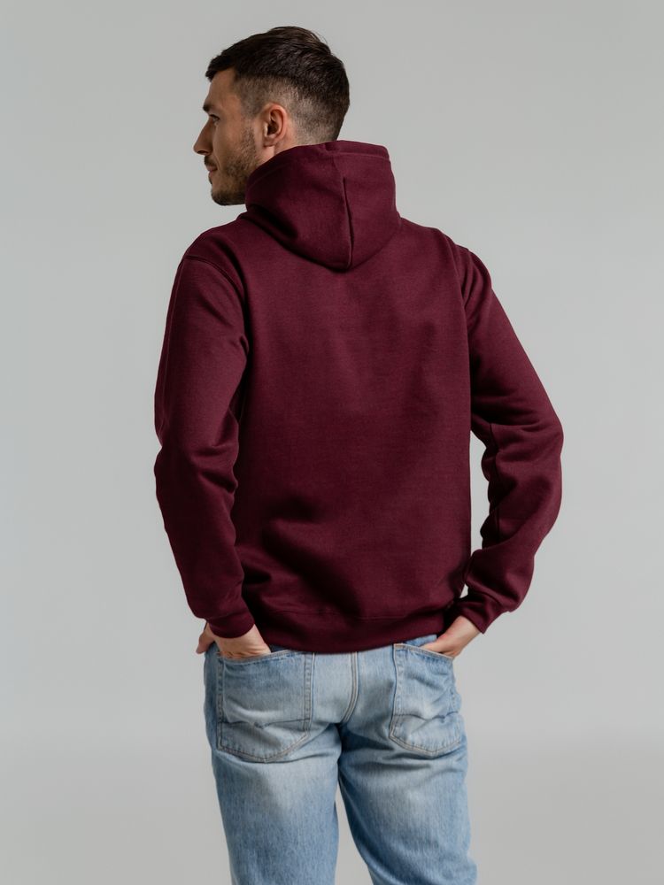 Толстовка с капюшоном Snake II бордовая — изображение 9