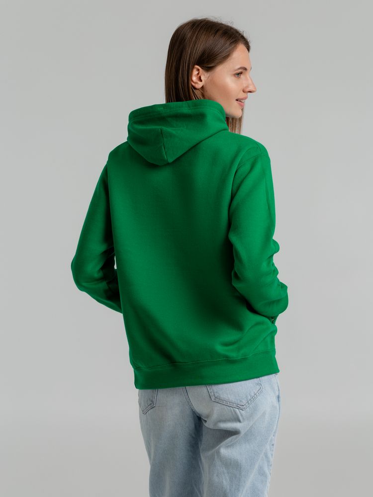 Толстовка с капюшоном Snake II ярко-зеленая — изображение 7