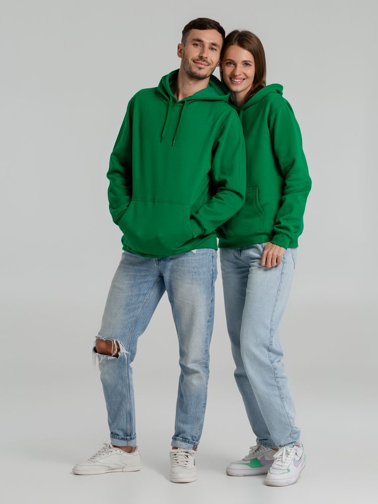 Толстовка с капюшоном Snake II ярко-зеленая — изображение 10