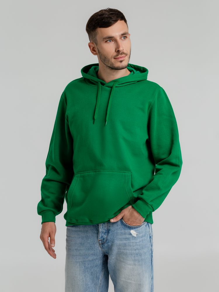 Толстовка с капюшоном Snake II ярко-зеленая — изображение 8