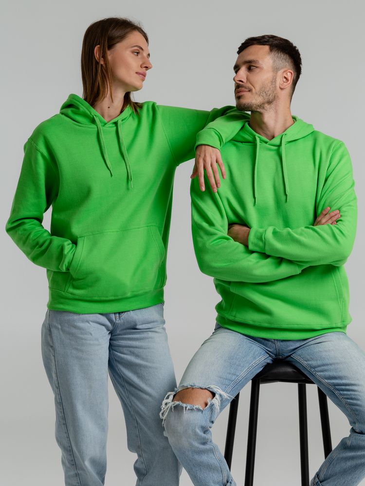 Толстовка с капюшоном Snake II зеленое яблоко — изображение 10