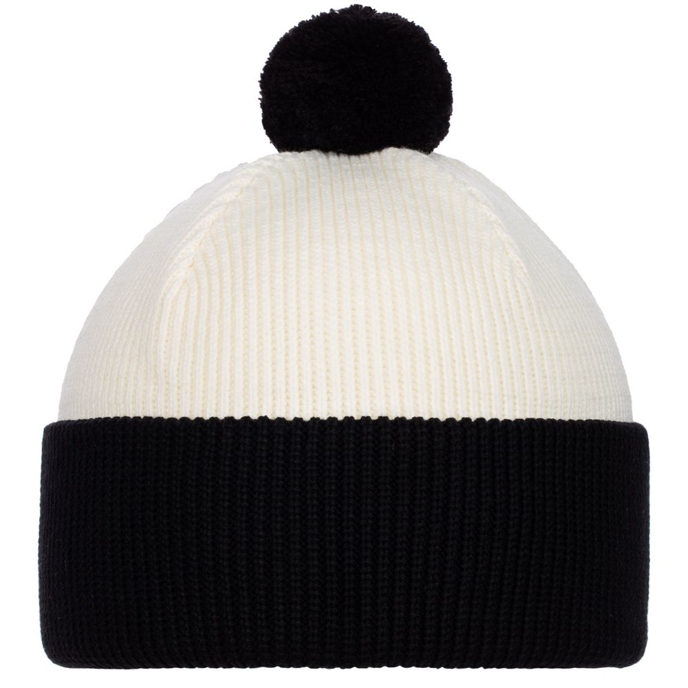 Шапка Snappy, белая с черным — изображение 3