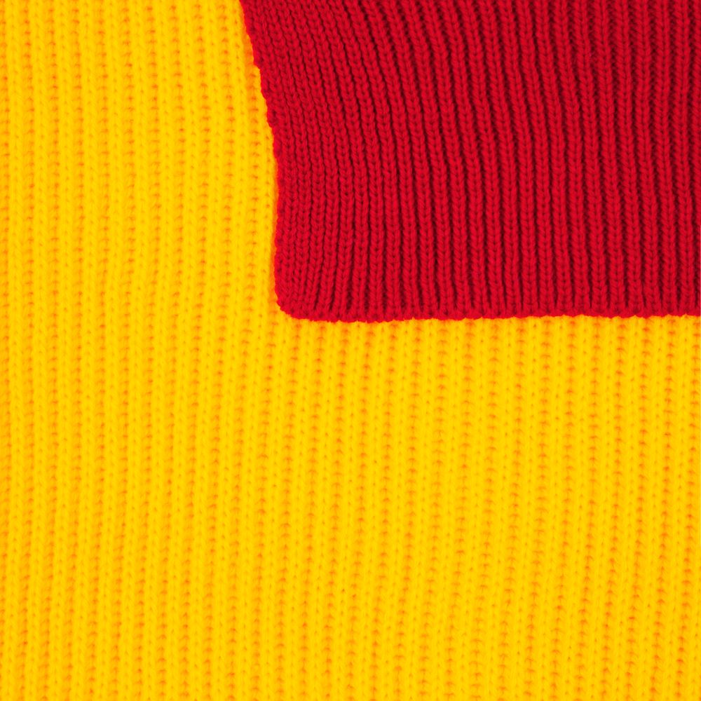 Шарф Snappy, желтый с красным — изображение 3