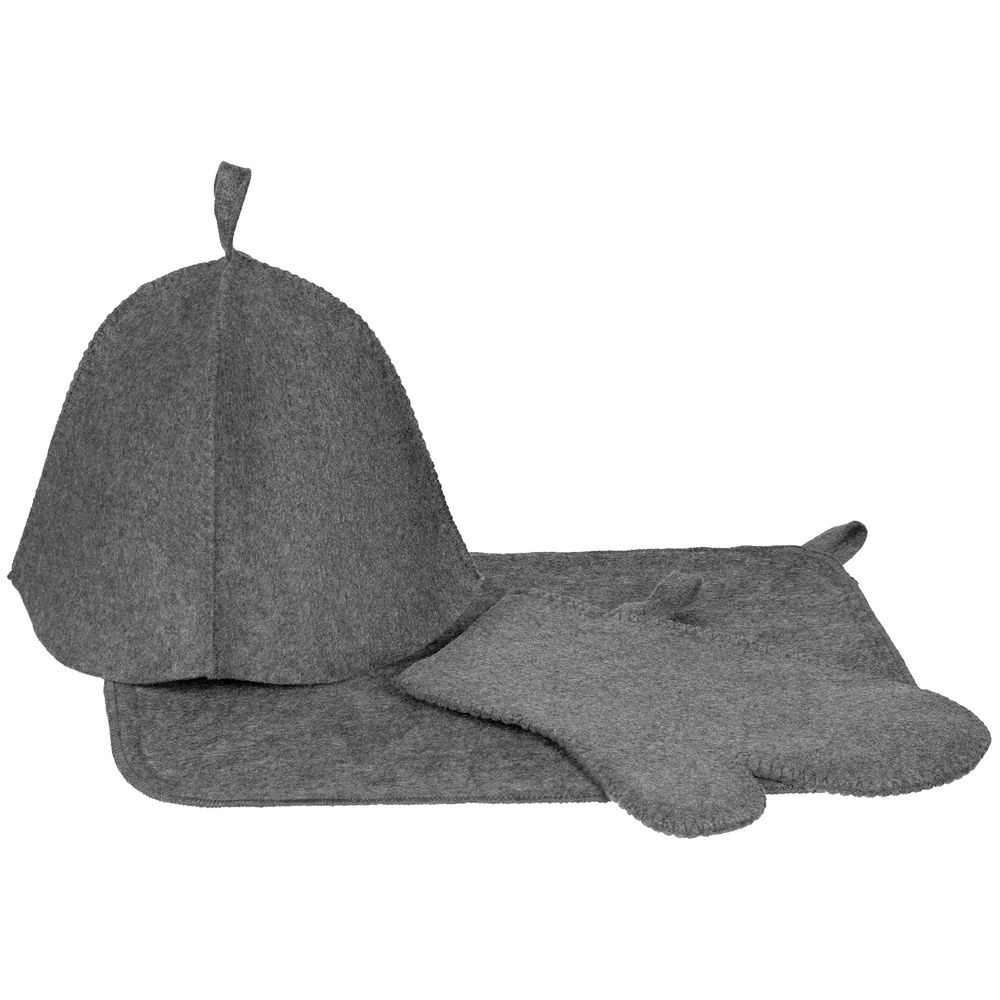 Банный набор Heat Therapy ver.2, мужской, светло-серый — изображение 3