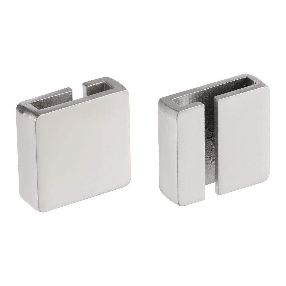 Квадратный шильдик на резинку Direct, матовый серебристый — изображение 5