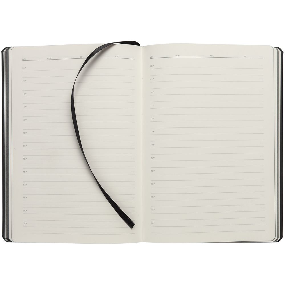 Ежедневник Shall, недатированный, черный — изображение 6