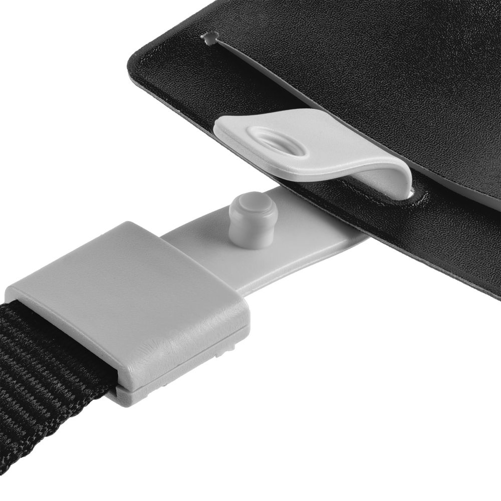 Карман для пропуска с лентой Staff, черный — изображение 6