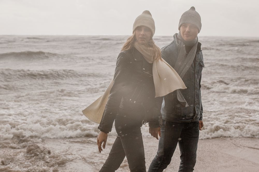 Шарф Stout, синий меланж — изображение 6