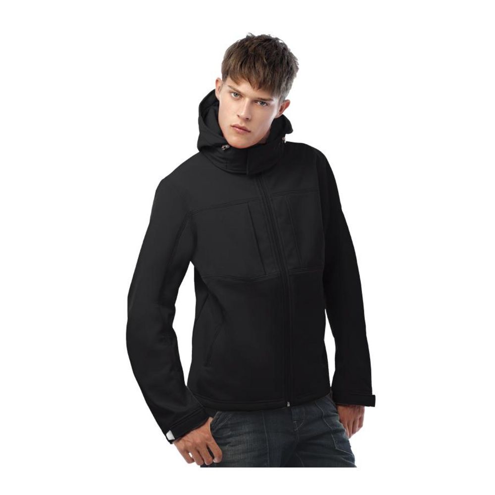 Куртка мужская Hooded Softshell темно-синяя — изображение 10