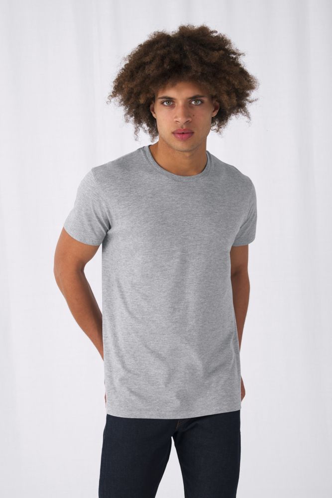 Футболка унисекс E150 Inspire (Organic), серый меланж — изображение 6