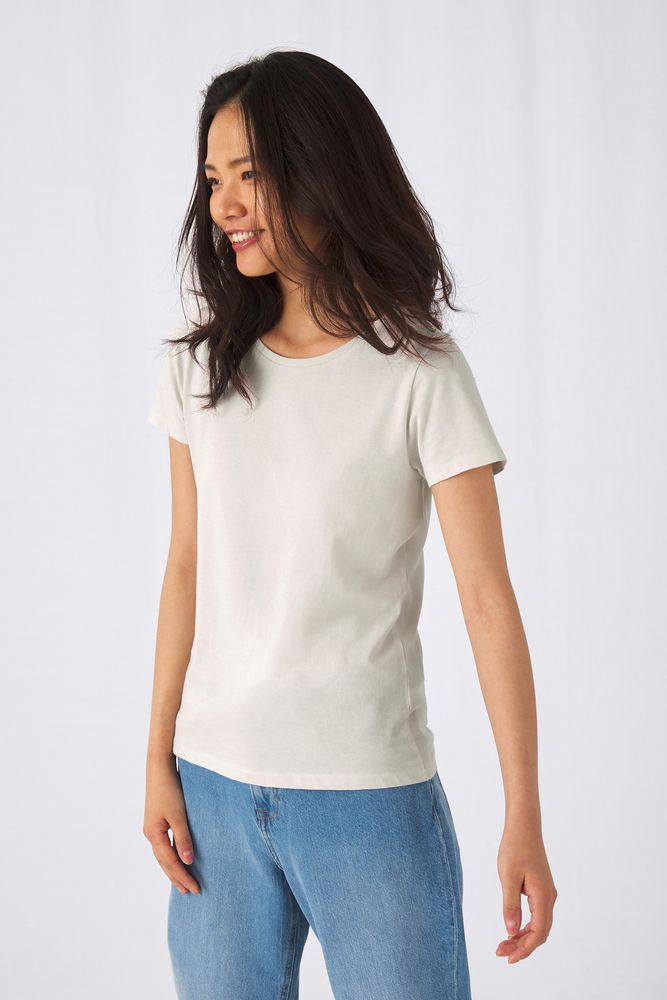 Футболка женская E150 Inspire (Organic), ярко-розовая (фуксия) — изображение 5