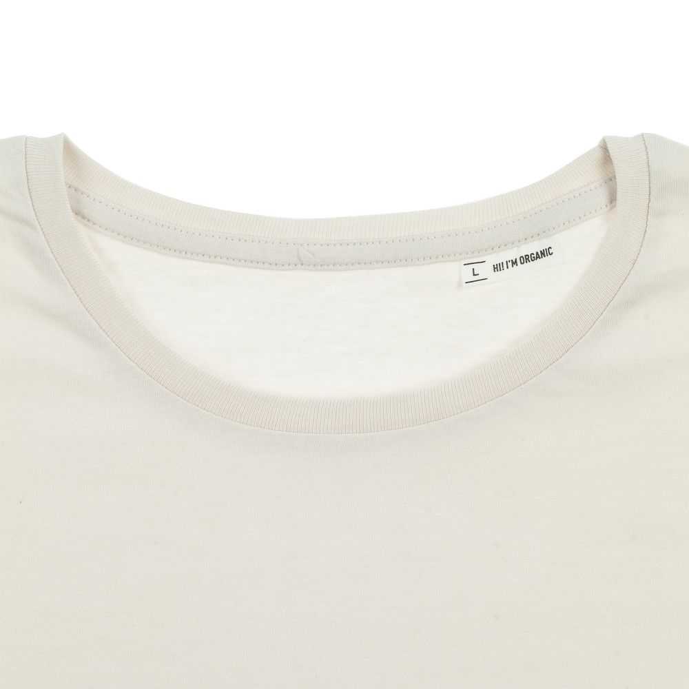 Футболка унисекс E150 Inspire (Organic), молочно-белая — изображение 4