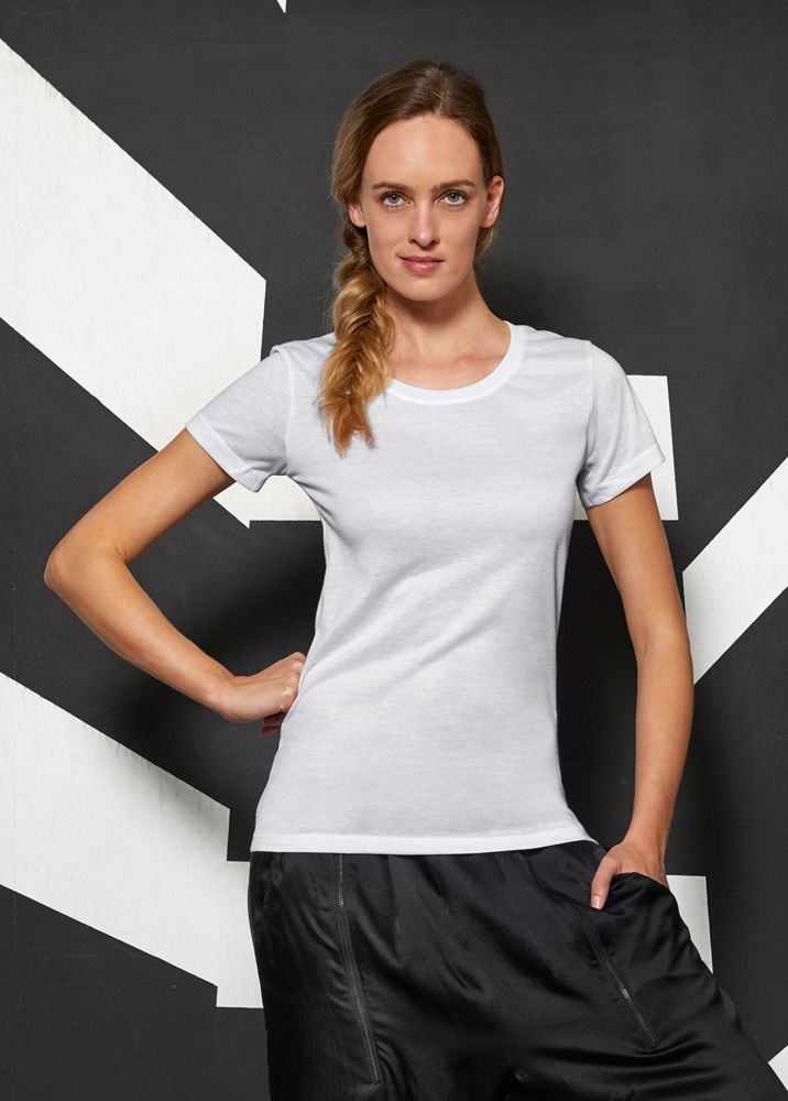 Футболка женская Sublimation, белая — изображение 3