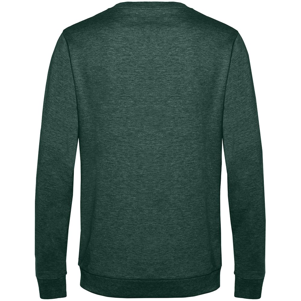 Свитшот унисекс Set In, темно-зеленый меланж — изображение 3