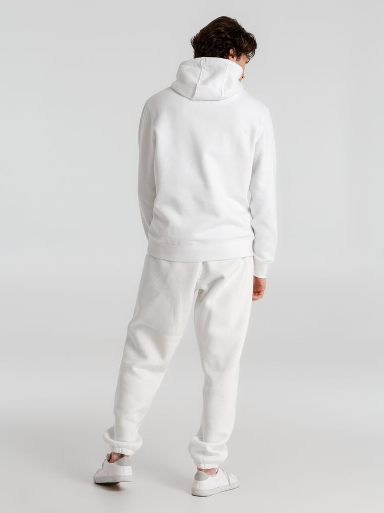 Толстовка с капюшоном унисекс King, белая — изображение 11