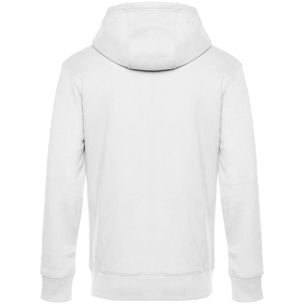 Толстовка с капюшоном унисекс King, белая — изображение 3
