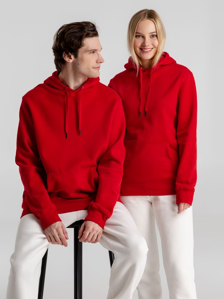 Толстовка с капюшоном унисекс King, красная — изображение 12