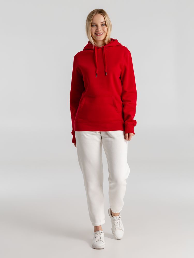 Толстовка с капюшоном унисекс King, красная — изображение 5