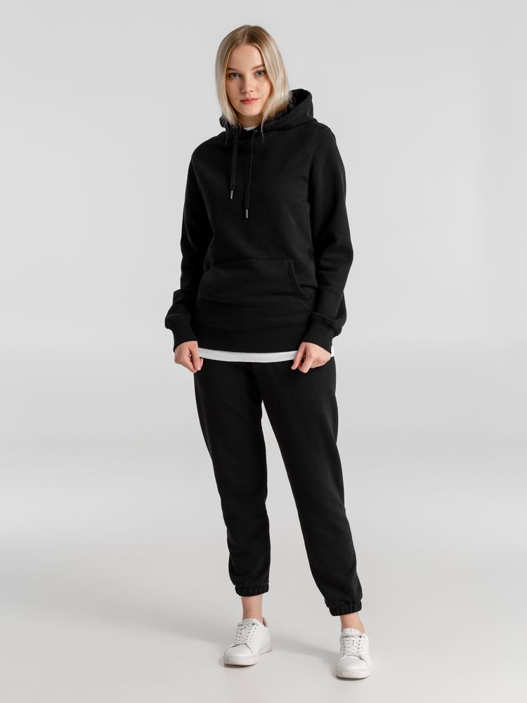 Толстовка с капюшоном унисекс King, черная — изображение 5