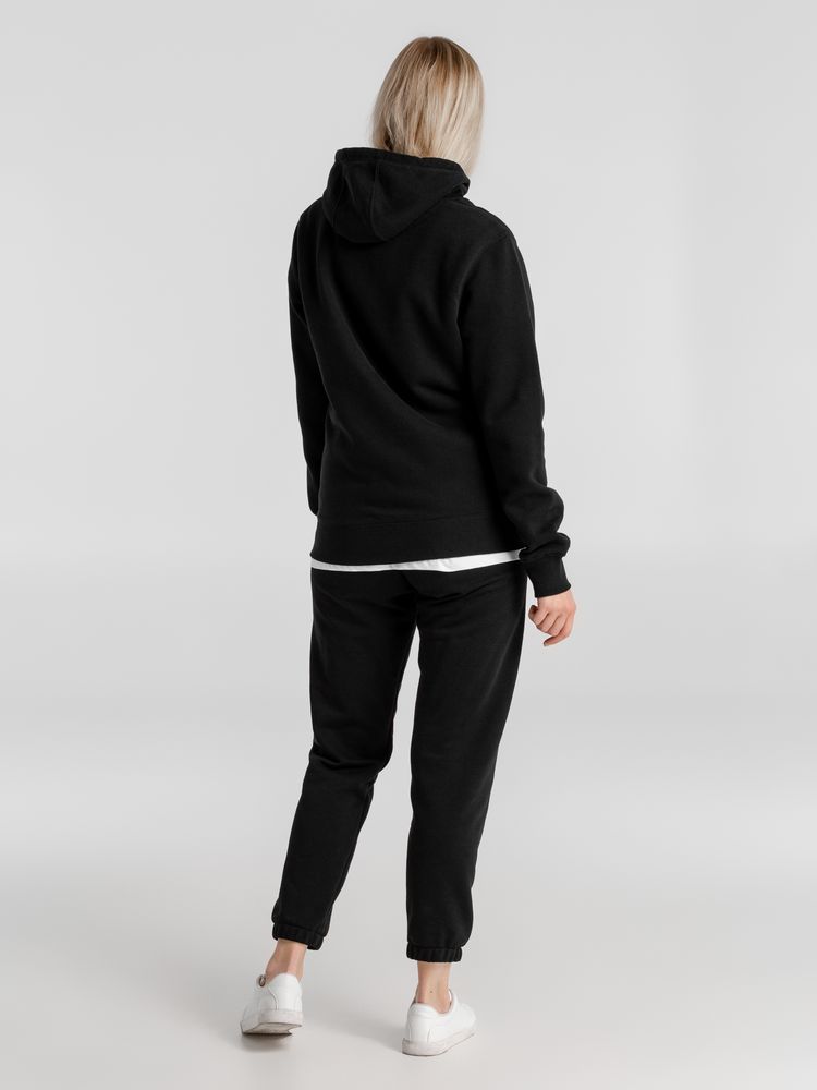 Толстовка с капюшоном унисекс King, черная — изображение 7