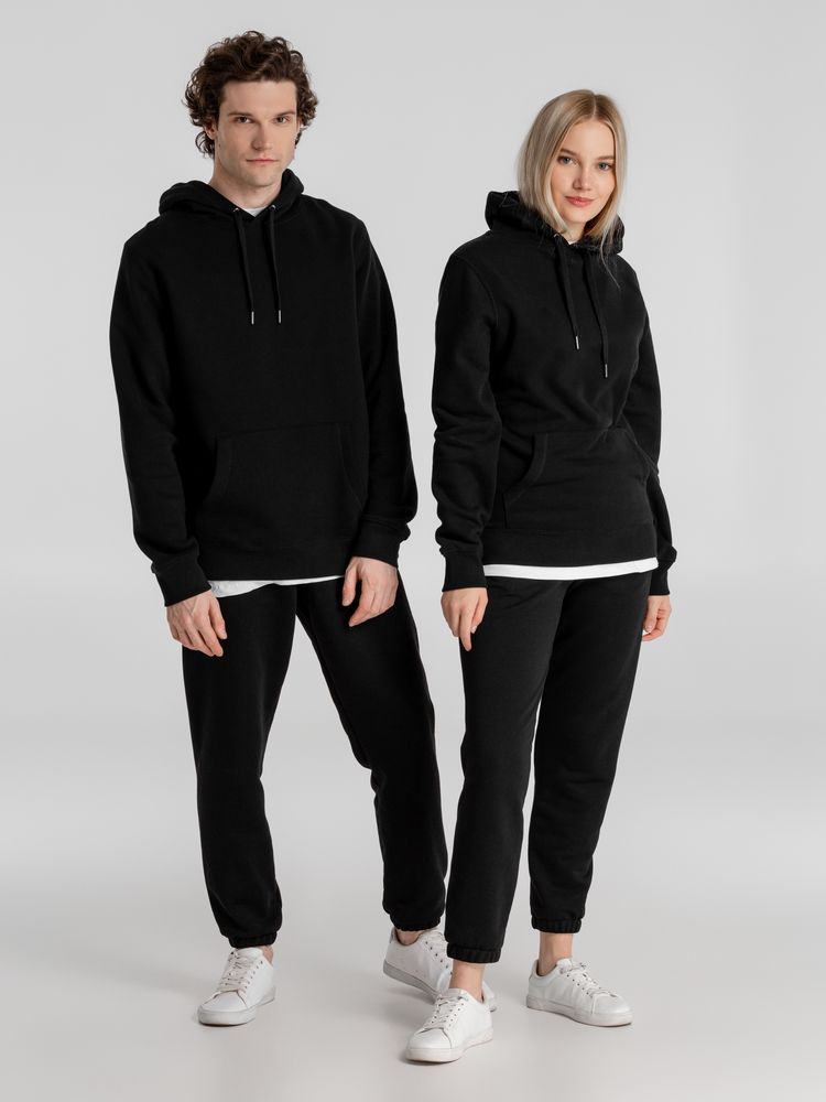 Толстовка с капюшоном унисекс King, черная — изображение 12