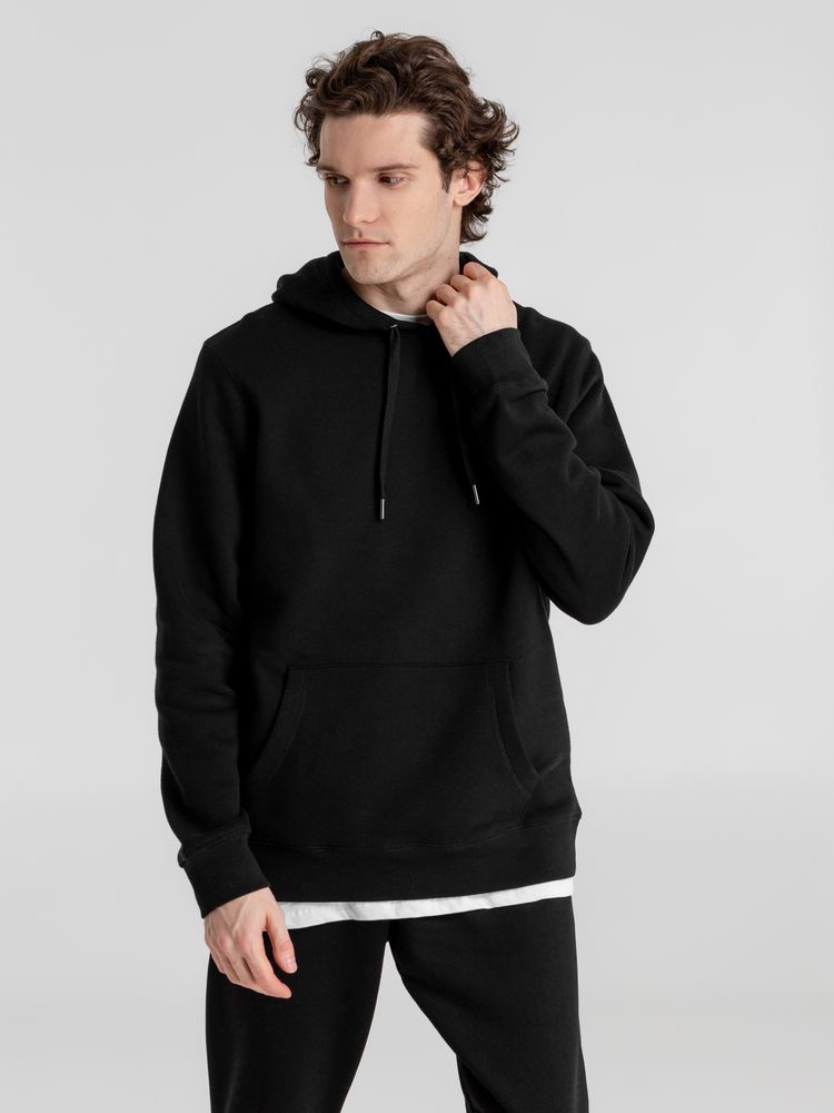 Толстовка с капюшоном унисекс King, черная — изображение 8