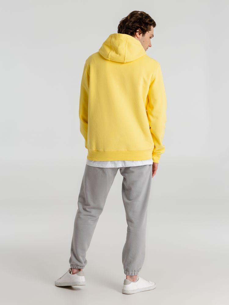 Толстовка с капюшоном унисекс King, желтая — изображение 7